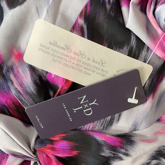 NYDJ Sylvia Dress in Berry Tweed. Size 2P. NWT. - Picture 12 of 16